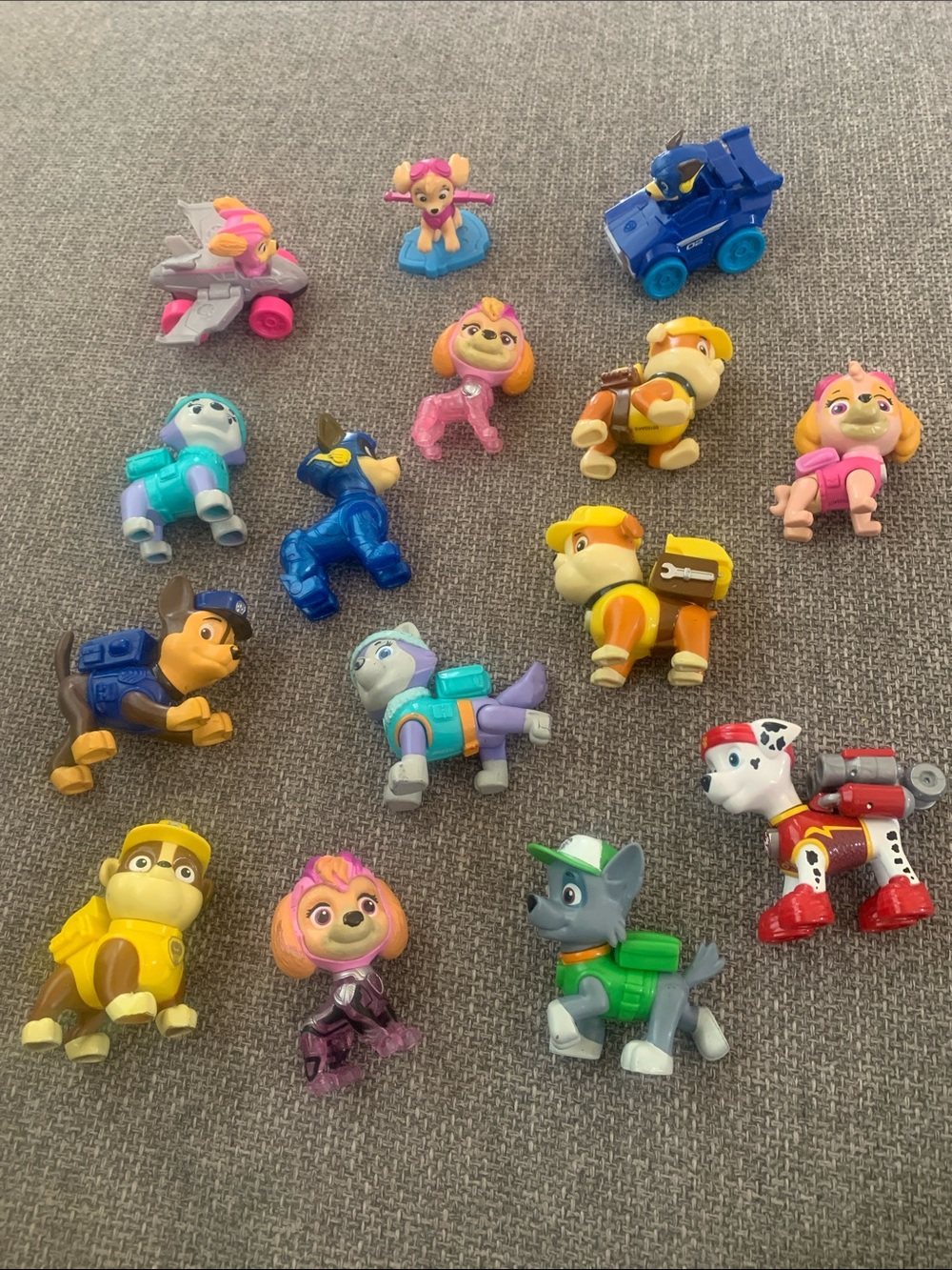 Assortment of Paw Patrol Action Figures